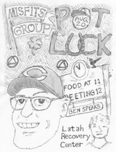 Misfits August Potluck Speaker Meeting @ Latah Recovery Center